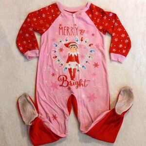 Girl's Holiday Onesie